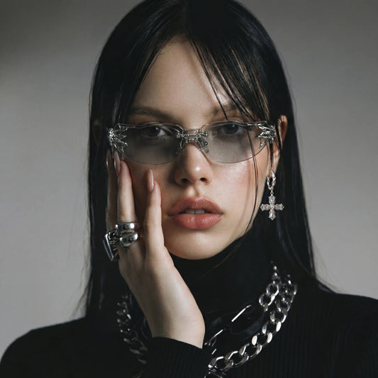 Divine Cross Drop Earrings