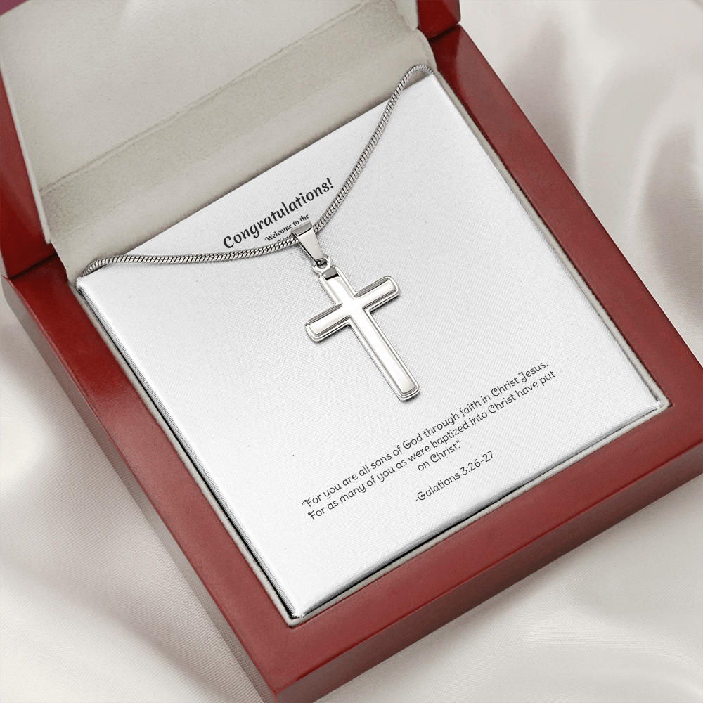 Baptism Cross Necklace