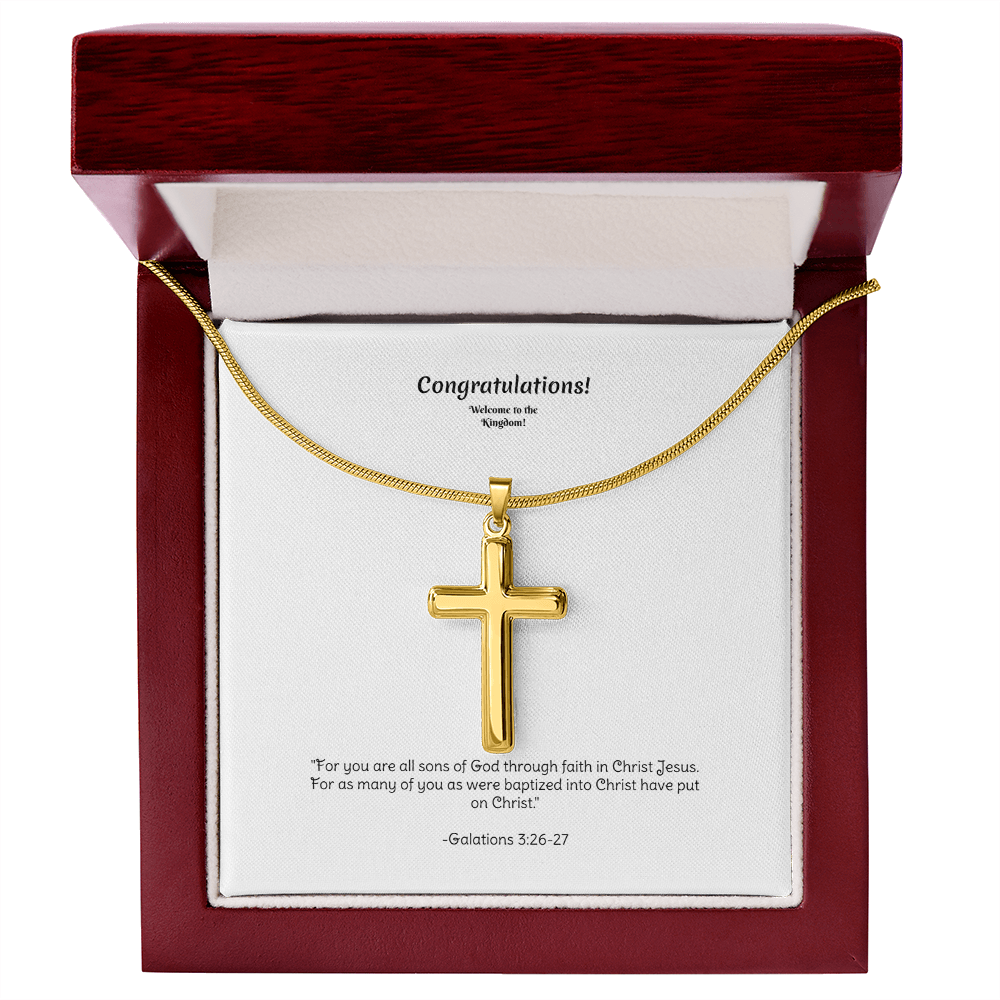 Baptism Cross Necklace