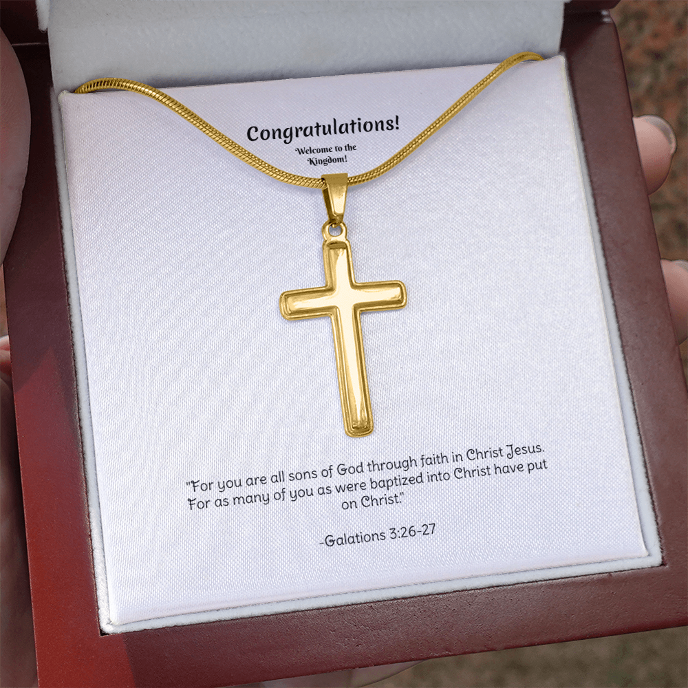 Baptism Cross Necklace