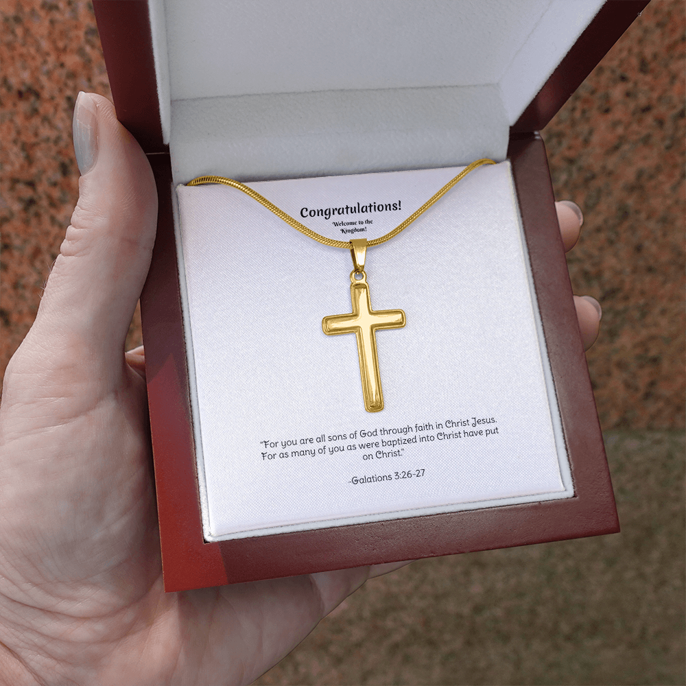Baptism Cross Necklace